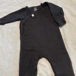 Honest Organic Black Quilted One Piece